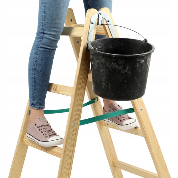 KADAX Målarstege i trä, 2x5 pinnar, stabil, dubbelsidig, 150 kg