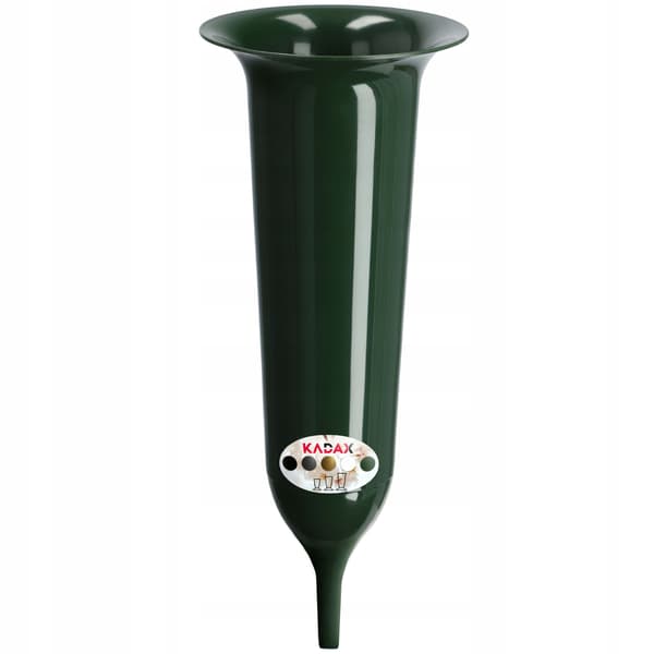 KADAX Vase Flaske Til Kirkegård Gravsten 23cm Gravsten Til Blomster Grøn
