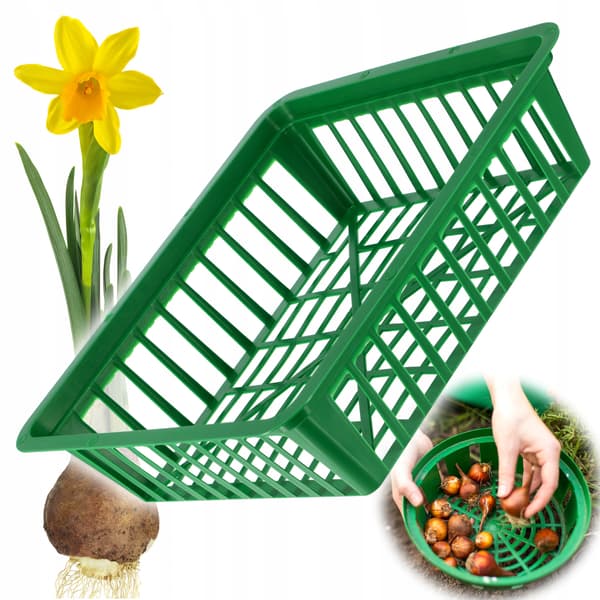 KADAX Korg för Lökar, Blomlökar, Tulpaner, Planteringsskydd, 28 cm