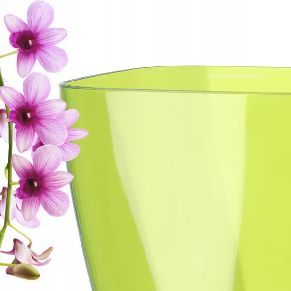 KADAX Blomkruka Orkidé Plastkruka Grön Stark 9cm