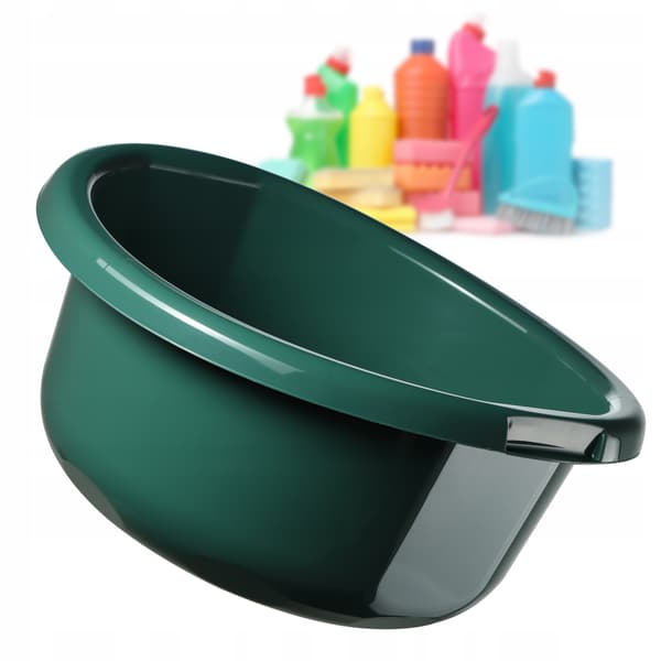 KADAX Vaskekumme 25L Stor Rund Plastikbeholder