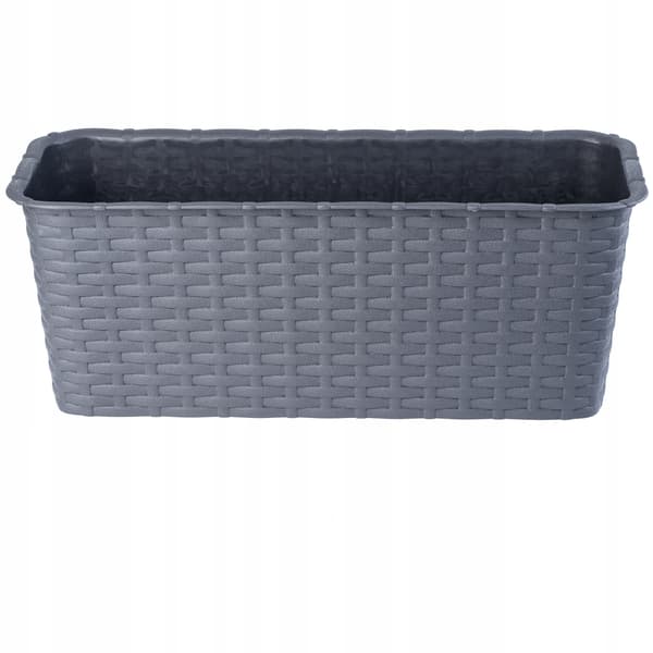 KADAX Balkonkasse 40 cm Urtepotte Urtepotte Balkon Grafit
