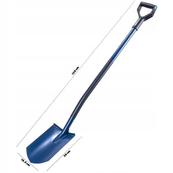 KADAX Spade Vass 129 cm För Grävning Plantering Metall Trädgård Stark