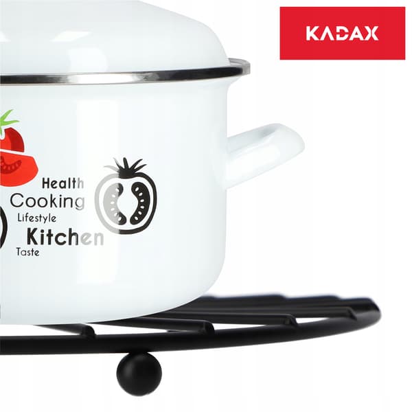 KADAX Køleskab til Hot Pot, metal, sort