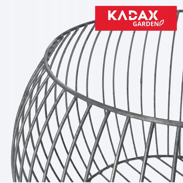 KADAX Gabionpotte Havegabion Galvaniseret Stål 65cm Rund