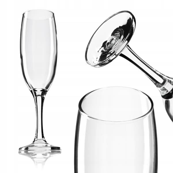KADAX Champagne Prosecco Vinglas 220 ml Set med 6 glas
