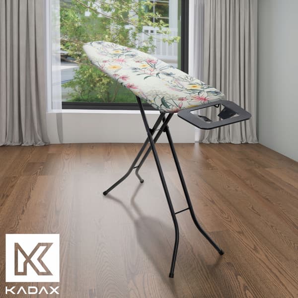 KADAX Stretch Strykbrädesöverdrag 127x46 cm Resistent Ljusa Blommor