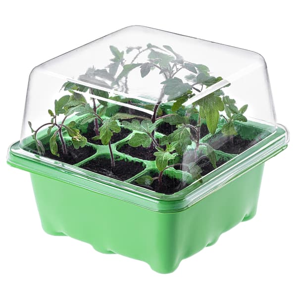 KADAX Miniväxthus Miniväxthus Växthus 9 celler Plantsåddbricka