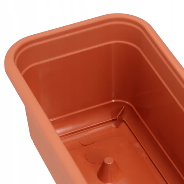 KADAX Balkonkasse 40 cm Urtepotte Urtepotte Balkon Urtepotte Terrakotta