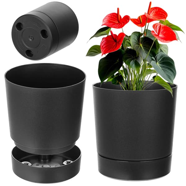 KADAX Blomkruka Blomkruka med stativ Plast Rund 14,5 cm