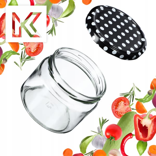 KADAX Słój Berti 330ml fi82 TO-330 pakiet 10szt +