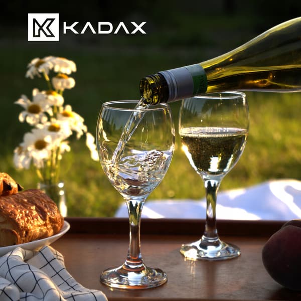 KADAX Vitvinsglas 6 delar 245ml Set Elegant Glasset