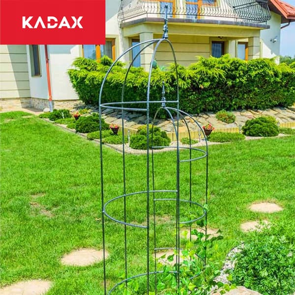 KADAX Havepergola til planter, blomster, obelisk til blomster, klatreplanter, metal, 120 cm