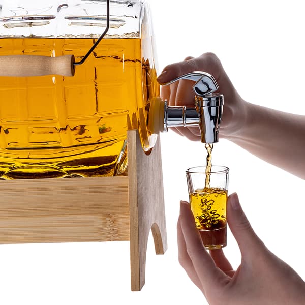 KADAX Fat 2x 3L Glaskaraff med kran Hembränt Alkohol