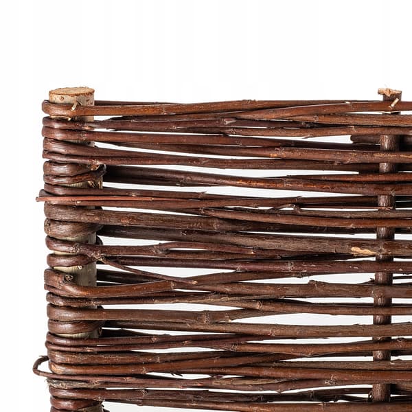 KADAX Trädgårdspalissadkantstängsel 120x40 cm högt staket