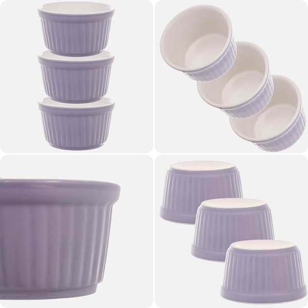 KADAX Bakformar Ramekins Ugnsfast form 9 cm Skålar 150 ml 3 st