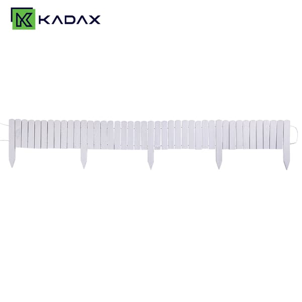 KADAX Płotek rabatowy drew L200 h20 biały K17397