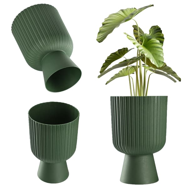 KADAX Blomkruka Blomkruka Gräsmatta Plastskydd 18 cm Blomställ Grön