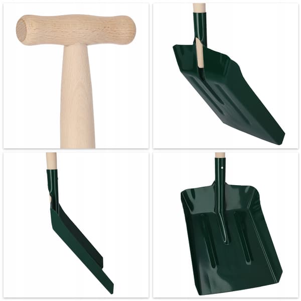 KADAX Spade för aska, kol, ugn, fin sand, spannmål, säd 120 cm metall stark