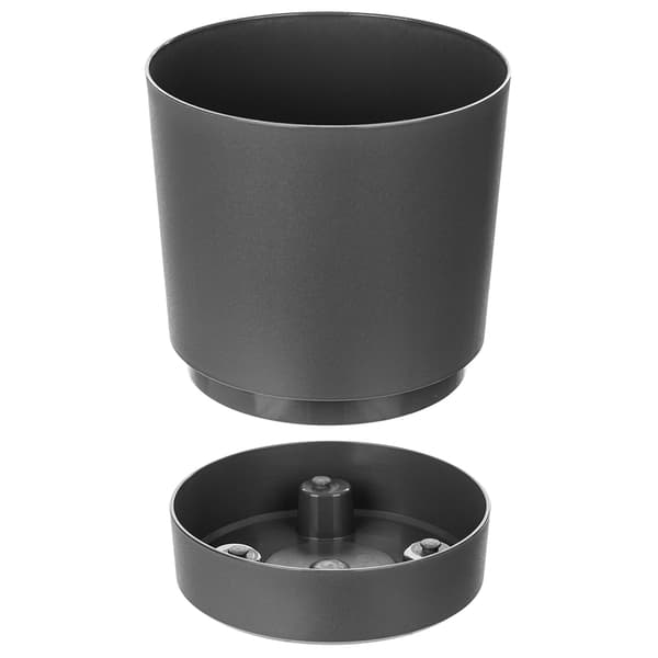 KADAX Urtepotte Urtepotte med Stander Plastik Rund 20 cm