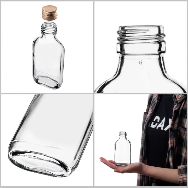 KADAX Pullo 100ml Kultakorkilla 10kpl.