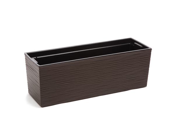 KADAX Urtepotte Balkonkasse med Indsats Blomsterstativ til Balustrade 19x56cm