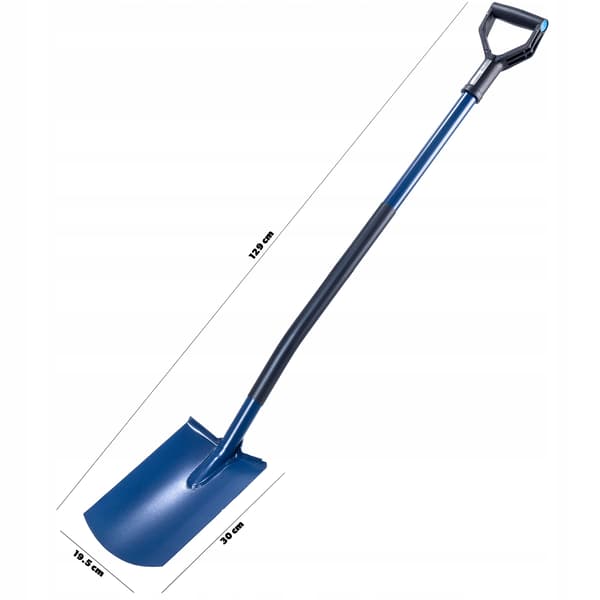 KADAX Spade Rak 125 cm För Grävning Plantering Metall Trädgård Stark