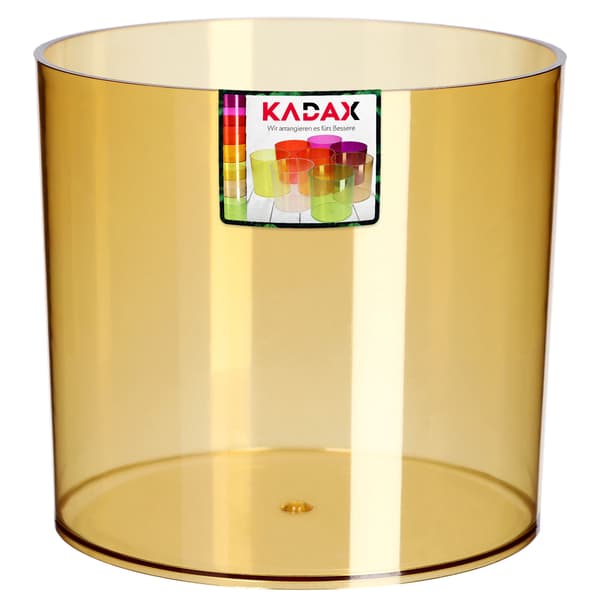KADAX Blomkruka Rund Växtkruka Plast 12,5 cm Orange