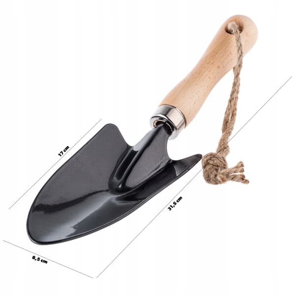 KADAX Bred Metal Haveskovl til Omplantning Massiv 31cm