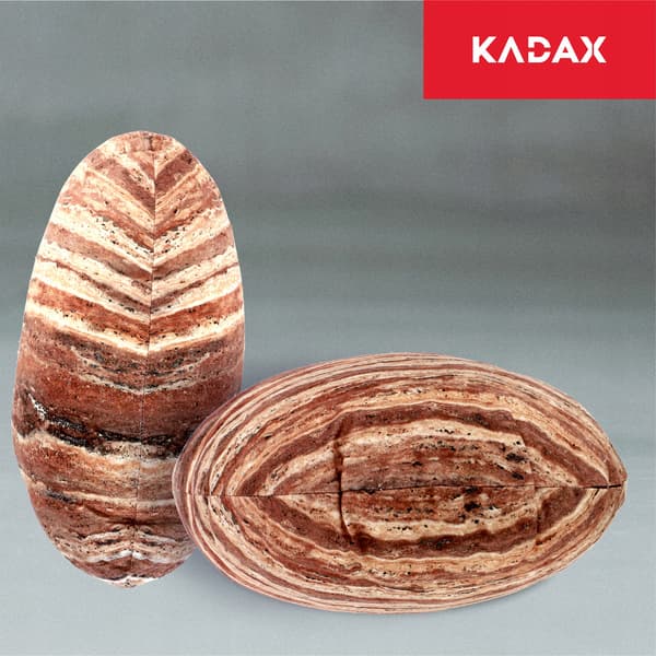 KADAX Dekorativ Pude 38x30 Til Stuen Jasiek Blød Stenform