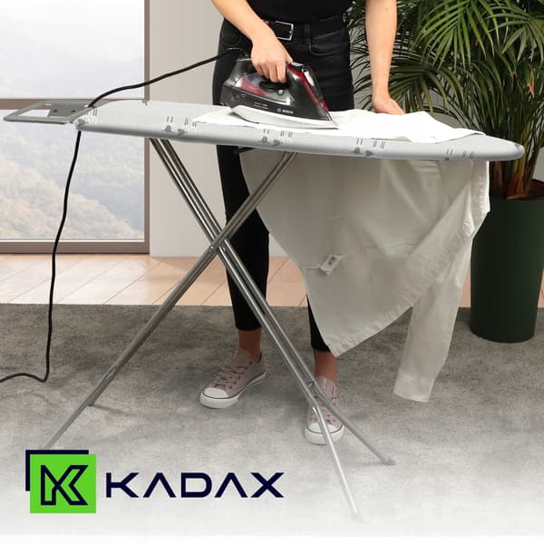 KADAX Strykbräda 110x30cm Hopfällbar Med Strykjärnhållare Liten Solid