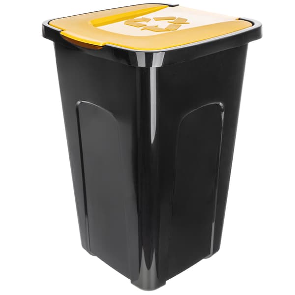 KADAX Affaldssorteringsspand 50L Gul Plast
