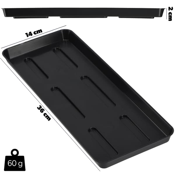 KADAX Urtepottestativ 40 cm Balkonkasse Plastbakke