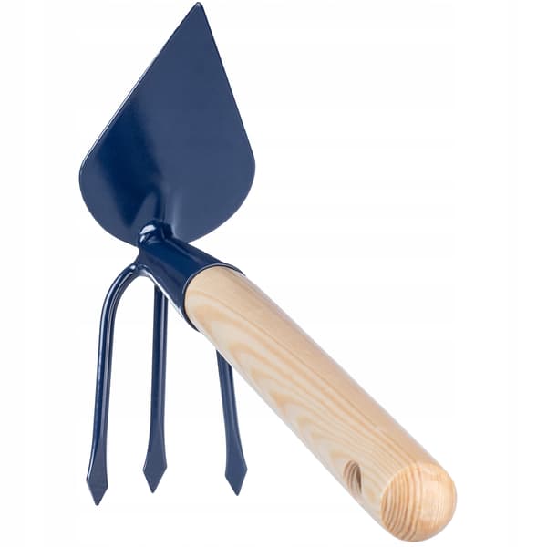 KADAX Trädgårdshacka för ogräsrensning med gaffel 7 cm liten 32 cm