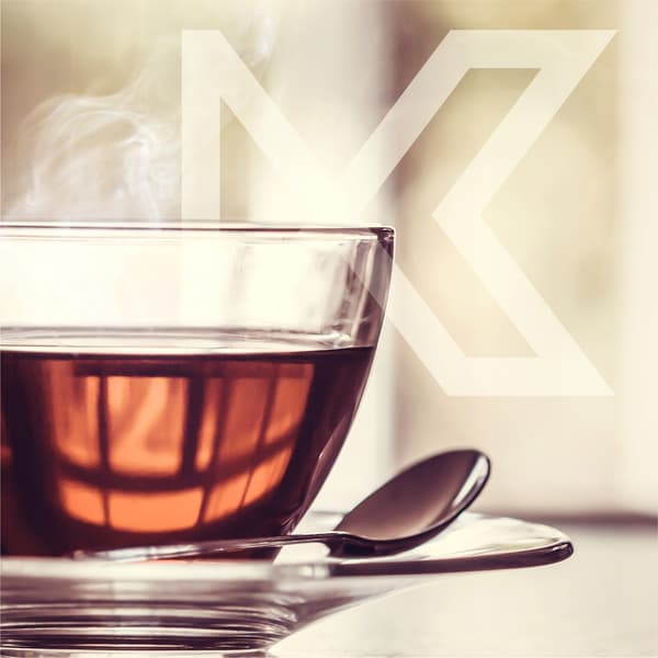 KADAX Kaffe- och tekoppset med fat 200 ml 4 delar