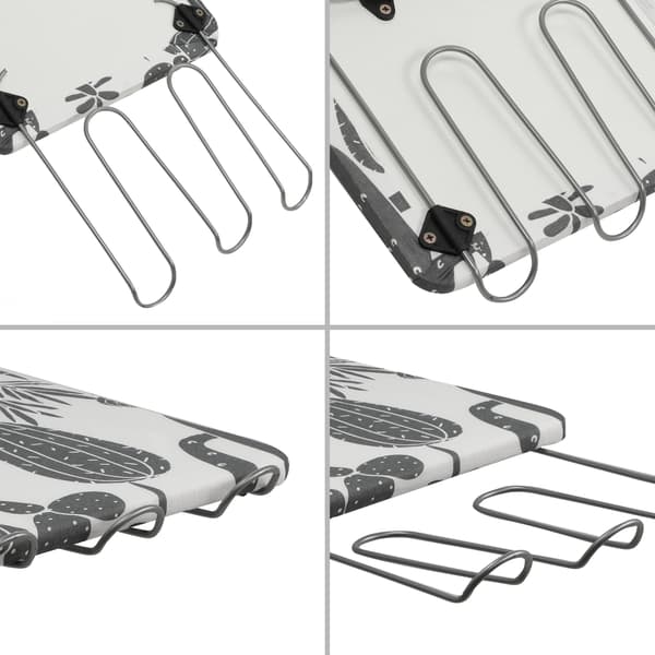 KADAX Foldbart Strygebræt 100x30cm Letvægts Strygejernholder Standard