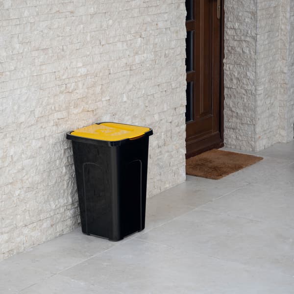 KADAX Affaldssorteringsspand 50L Gul Plast