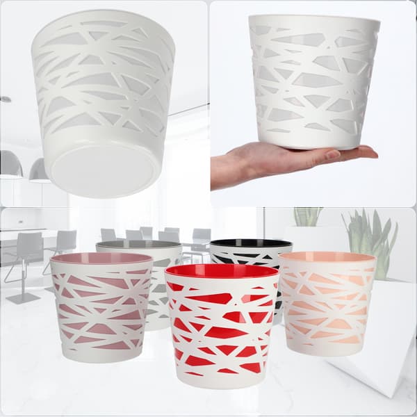 KADAX Urtepotte Plastikindsats til Blomster og Planter 17 cm Hvid