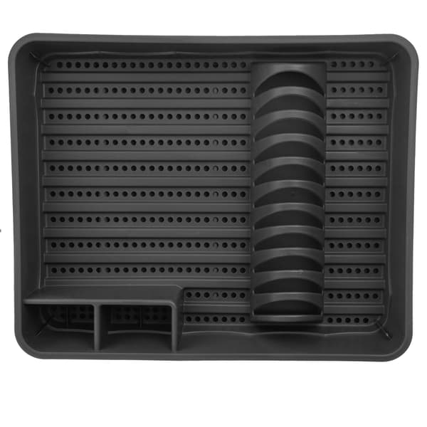 KADAX Diskställ, Bestickställ, Stående, Grå, 44,5 cm, Stor