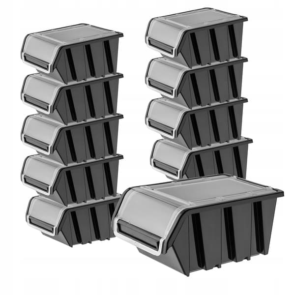 KADAX Verkstadsbrickor Förvaringsbehållare Set med 10 brickor Bricka 155x100mm