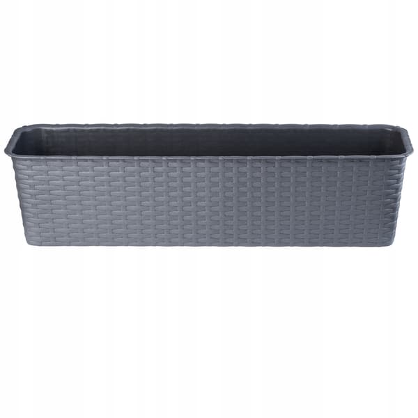 KADAX Balkonkasse 60 cm Urtepotte Urtepotte Balkon Grafit