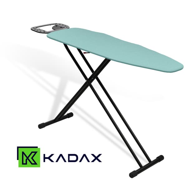 KADAX Suuri Taittuva Silityslauta 120x38cm Leveä Standard Kahvalla