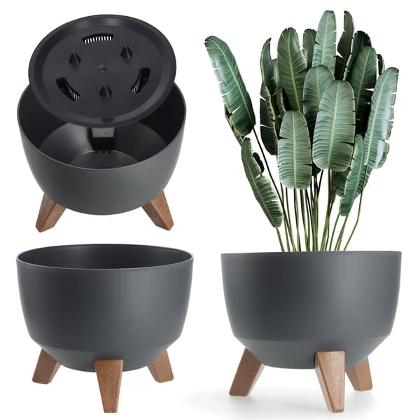 KADAX Blomkruka 24 cm Lock + Insatsben Antracit