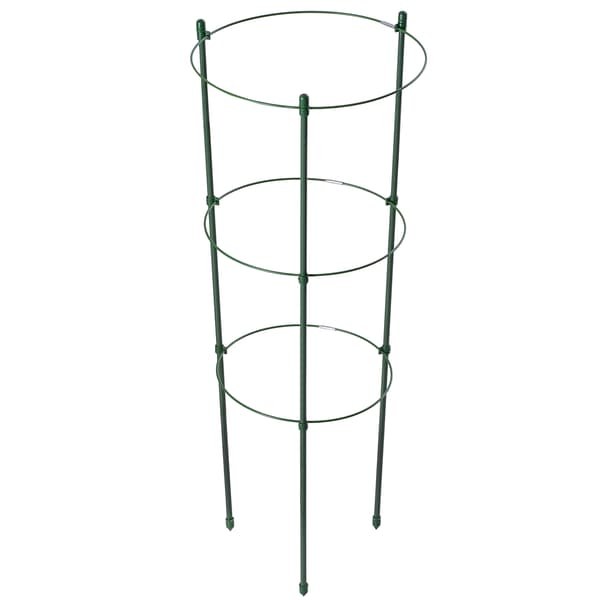 KADAX Ringstøtte til planter og blomster 60 cm metalstøtteringe 6 stk.