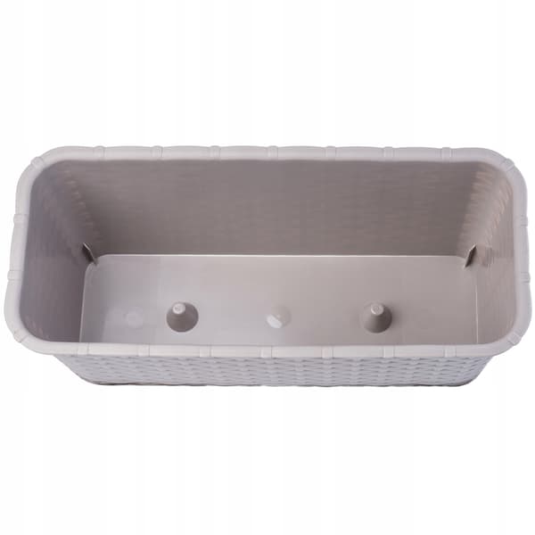 KADAX Balkonkasse 40 cm Urtepotte Urtepotte Balkon Blomsterstander Karamel