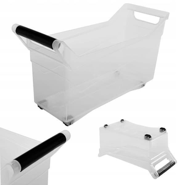 KADAX System Organizer Beholder til Køkkenskabe, Hjul, 48x17x25cm, 17L