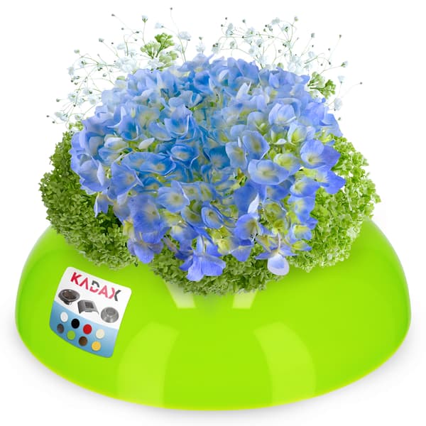 KADAX Urtepotteskjuler til Compositions Compositions Dekorationsfod Ikebana Grøn 9,5 cm