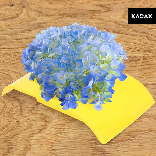 KADAX Urtepotteskjuler til Kompositioner til Dekorationer Ikebana Base Gul