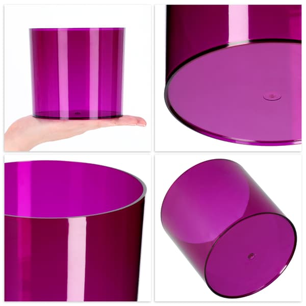 KADAX Blomkruka Rund Växtkruka Plast 12,5 cm Lila