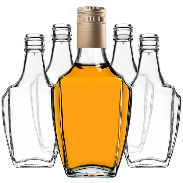 KADAX lasitinktuurapullo 250ml pitkällä kultakorkilla 50kpl.